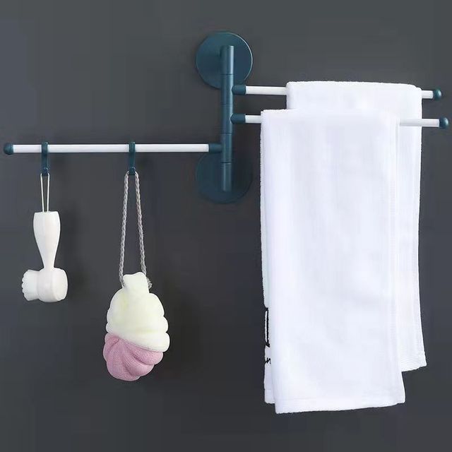 Uchwyt na ręcznik łazienkowy do montażu na ścianie, stelaż półki do szafki - Wianko - 7