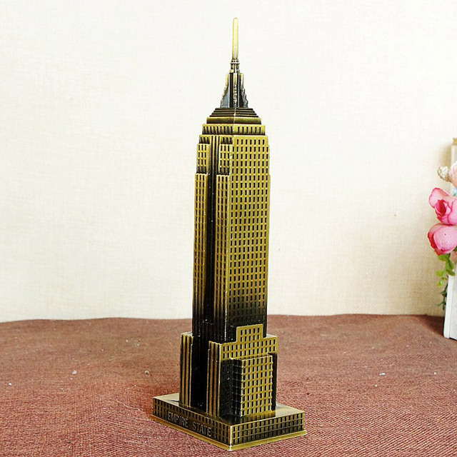 Metalowy model Empire State Building - pamiątka turystyczna i dekoracja wnętrz - Wianko - 3