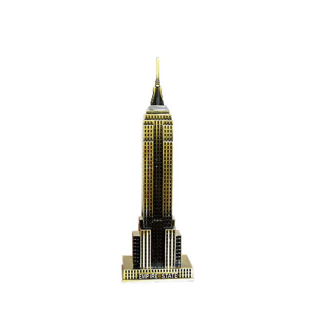 Metalowy model Empire State Building - pamiątka turystyczna i dekoracja wnętrz - Wianko - 5