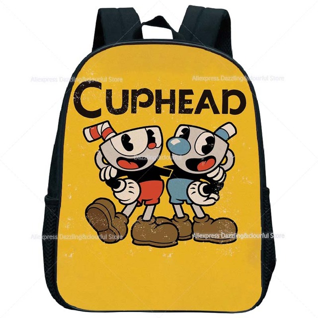 Plecak przedszkolny Mochilas CUPHEAD Print dla dzieci - dziewczynki, chłopcy, Mini Cartoon wzór, plecak maluch dzieci Anime - Wianko - 12