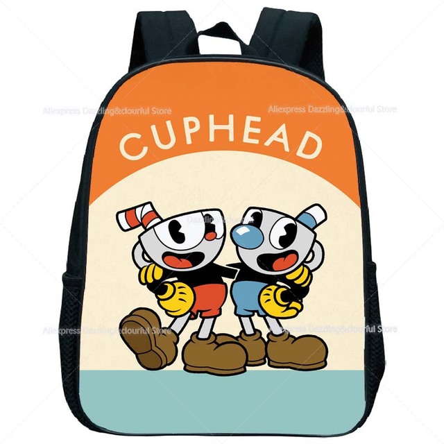 Plecak przedszkolny Mochilas CUPHEAD Print dla dzieci - dziewczynki, chłopcy, Mini Cartoon wzór, plecak maluch dzieci Anime - Wianko - 11