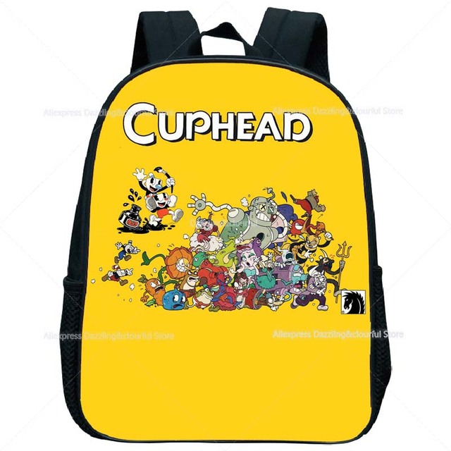 Plecak przedszkolny Mochilas CUPHEAD Print dla dzieci - dziewczynki, chłopcy, Mini Cartoon wzór, plecak maluch dzieci Anime - Wianko - 20