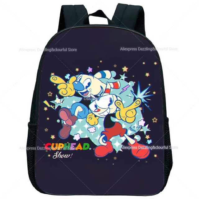 Plecak przedszkolny Mochilas CUPHEAD Print dla dzieci - dziewczynki, chłopcy, Mini Cartoon wzór, plecak maluch dzieci Anime - Wianko - 17