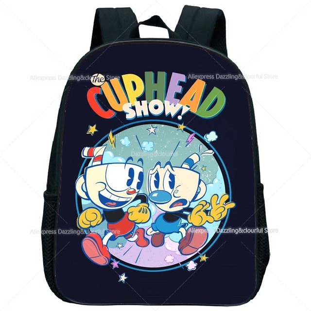Plecak przedszkolny Mochilas CUPHEAD Print dla dzieci - dziewczynki, chłopcy, Mini Cartoon wzór, plecak maluch dzieci Anime - Wianko - 14