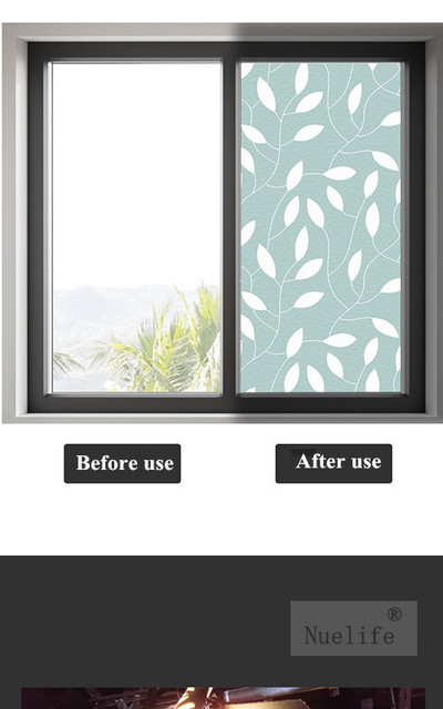 Folia dekoracyjna elektrostatyczna matowa anti-peep do okien - Cartoon (nieprzezroczysta, ochrona przed blaskiem) - Wianko - 3