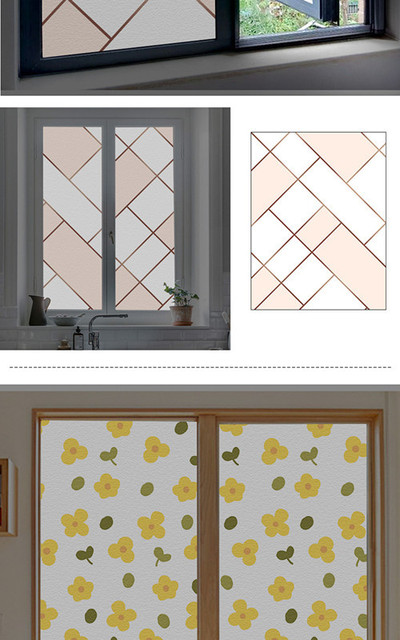 Folia dekoracyjna elektrostatyczna matowa anti-peep do okien - Cartoon (nieprzezroczysta, ochrona przed blaskiem) - Wianko - 16