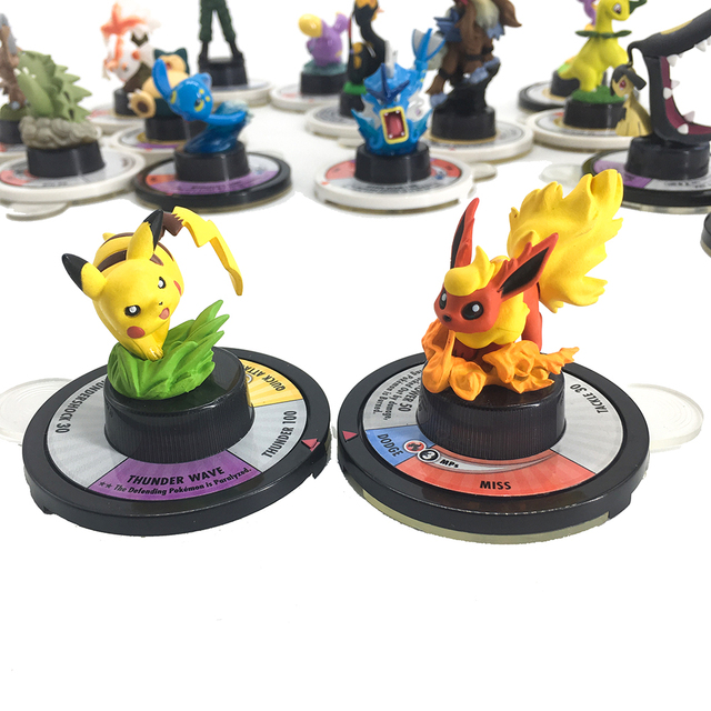 Figurka Pokemon Trading Takara Tomy - gra z rysunkami, z elementami anime, kolekcjonerska, stolik z planszą do gry szachy, walczące kieszonkowe potwory - Wianko - 5