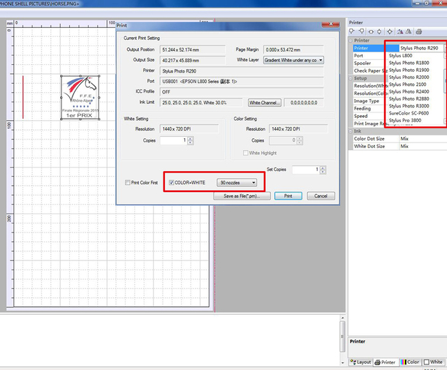 Nowe oprogramowanie AcroRIP White ver 9.0 RIP z kluczem blokady do drukarek Epson UV DTG DTF atramentowych - Wianko - 5