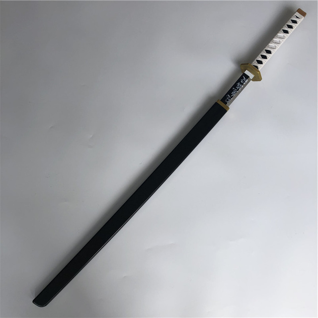 Miecz samuraja Demon Slayer Tanjirou Kochou Shinobu 104cm - model 1:1 z diabelskim ostrzem do Cosplay'u - katana ninja z PU - Wianko - 97