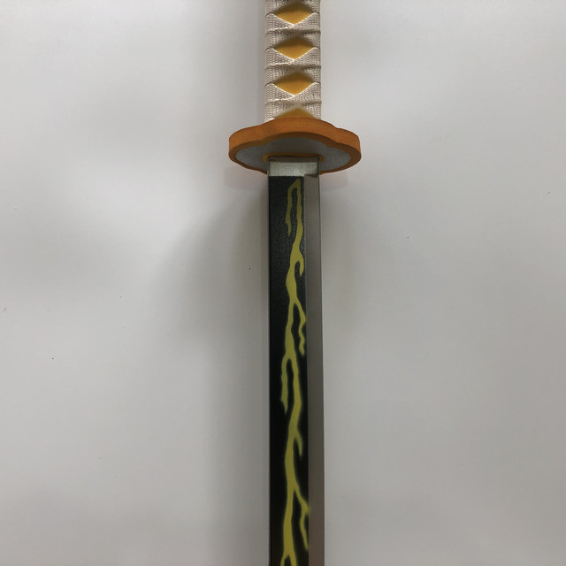 Miecz samuraja Demon Slayer Tanjirou Kochou Shinobu 104cm - model 1:1 z diabelskim ostrzem do Cosplay'u - katana ninja z PU - Wianko - 86