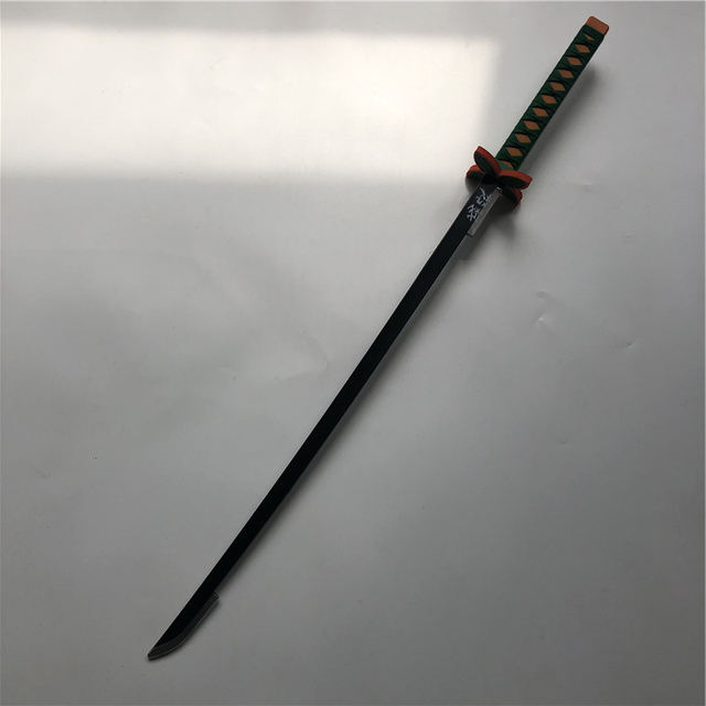 Miecz samuraja Demon Slayer Tanjirou Kochou Shinobu 104cm - model 1:1 z diabelskim ostrzem do Cosplay'u - katana ninja z PU - Wianko - 107