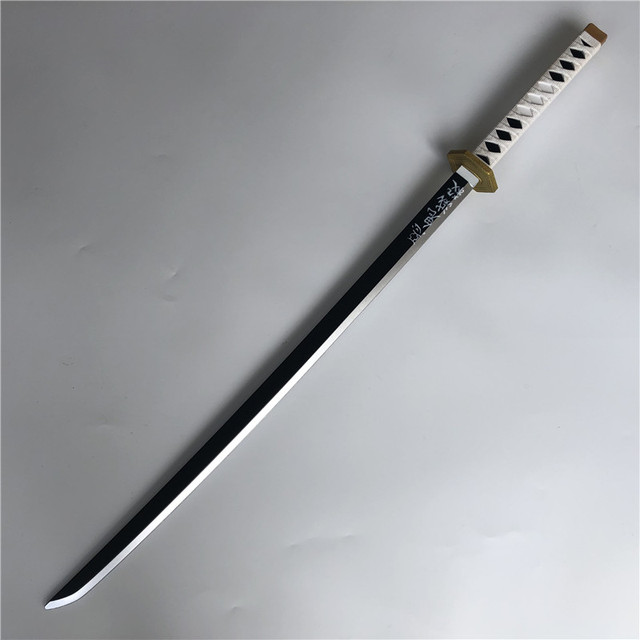 Miecz samuraja Demon Slayer Tanjirou Kochou Shinobu 104cm - model 1:1 z diabelskim ostrzem do Cosplay'u - katana ninja z PU - Wianko - 98