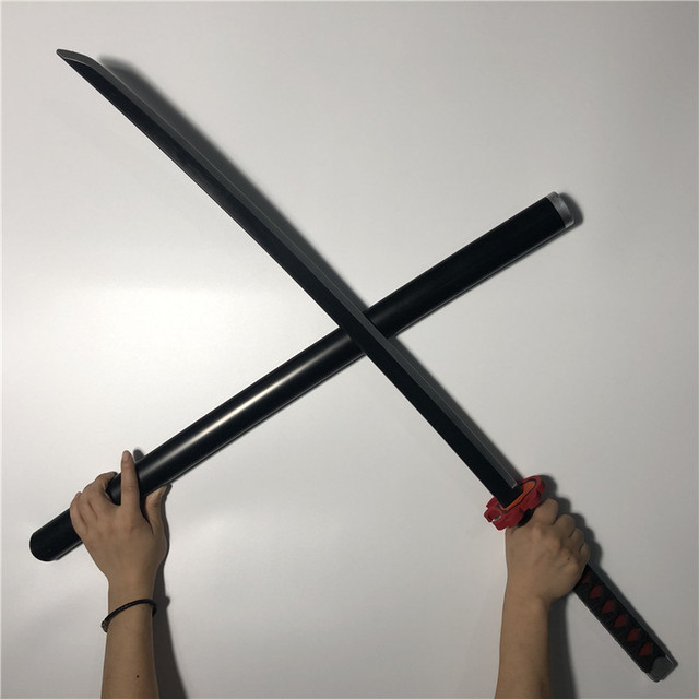 Miecz samuraja Demon Slayer Tanjirou Kochou Shinobu 104cm - model 1:1 z diabelskim ostrzem do Cosplay'u - katana ninja z PU - Wianko - 24