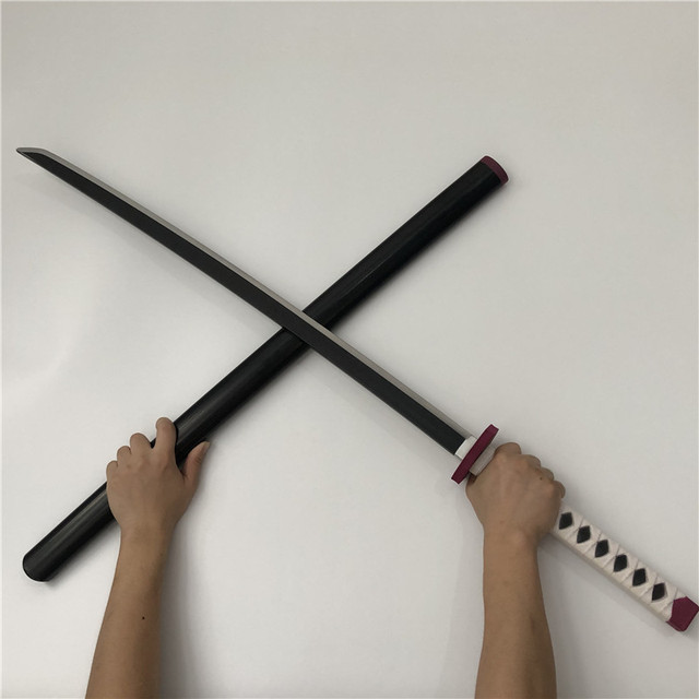 Miecz samuraja Demon Slayer Tanjirou Kochou Shinobu 104cm - model 1:1 z diabelskim ostrzem do Cosplay'u - katana ninja z PU - Wianko - 49