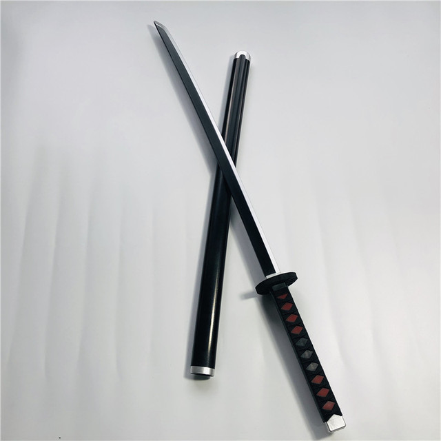 Miecz samuraja Demon Slayer Tanjirou Kochou Shinobu 104cm - model 1:1 z diabelskim ostrzem do Cosplay'u - katana ninja z PU - Wianko - 4