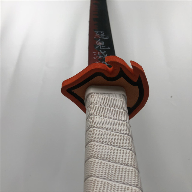 Miecz samuraja Demon Slayer Tanjirou Kochou Shinobu 104cm - model 1:1 z diabelskim ostrzem do Cosplay'u - katana ninja z PU - Wianko - 78