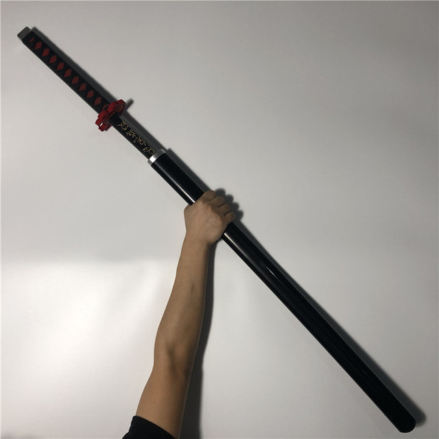 Miecz samuraja Demon Slayer Tanjirou Kochou Shinobu 104cm - model 1:1 z diabelskim ostrzem do Cosplay'u - katana ninja z PU - Wianko - 25