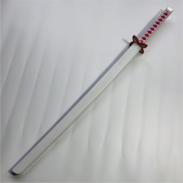 Miecz samuraja Demon Slayer Tanjirou Kochou Shinobu 104cm - model 1:1 z diabelskim ostrzem do Cosplay'u - katana ninja z PU - Wianko - 94