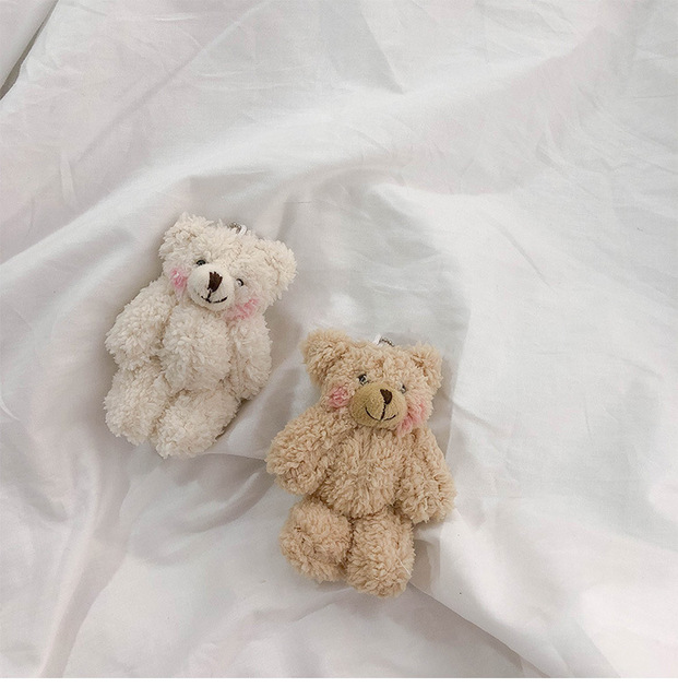 Wisiorek pluszowej lalki niedźwiedzia W & G Ins dziewczyna Kawaii - miękkie i urocze akcesorium do toreb 2021 New - Wianko - 4