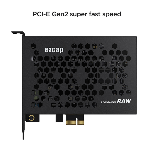 Karta przechwytywania wideo Ezcap324 PCIE 1080p 4K HDMI - nagrywanie gier i transmisja na żywo z linii audio out - Wianko - 4