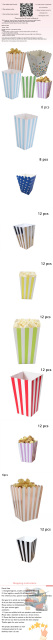 Dekoracyjne pudełko na popcorn w kropki - idealne na imprezę urodzinową, filmy, wesela i wieczór filmowy - Wianko - 1