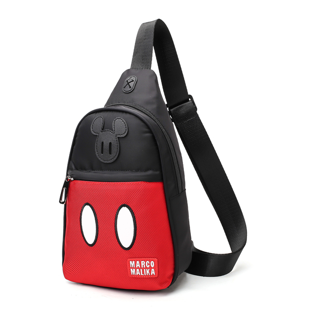 Myszka Mickey - plecak torba płócienna dla dzieci z możliwością noszenia na ramieniu - Wianko - 3