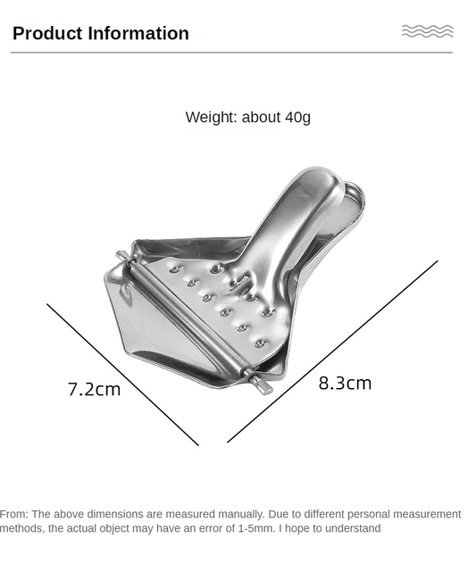 Wyciskarka do soku z cytryny i owoców ze stali nierdzewnej - Wianko - 2