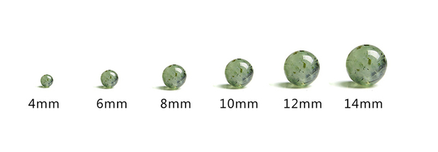 Koraliki z naturalnego zielonego kamienia Jades do biżuterii DIY - wybierz rozmiar (4, 6, 8, 10, 12MM) - Wianko - 15