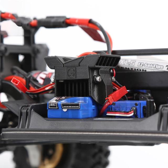 Długość kodu produktu NIEAI682. Tytuł produktu po polsku: Chłodnica z wentylatorem DJRC ESC do ulepszenia Traxxas TRX-4 TRX4 1/10 RC - akcesoria do gąsienicowych samochodów - Wianko - 9