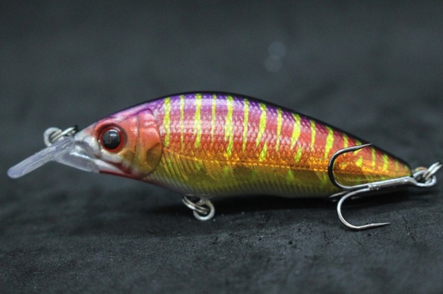 Przynęta woblery WLure 8.1cm 7.1g, pływanie z szeroką akcją, krótki korpus, hak #6, przynęta na owady, świeża woda, 3D oczy, twarde Crankbait M583 - Wianko - 22