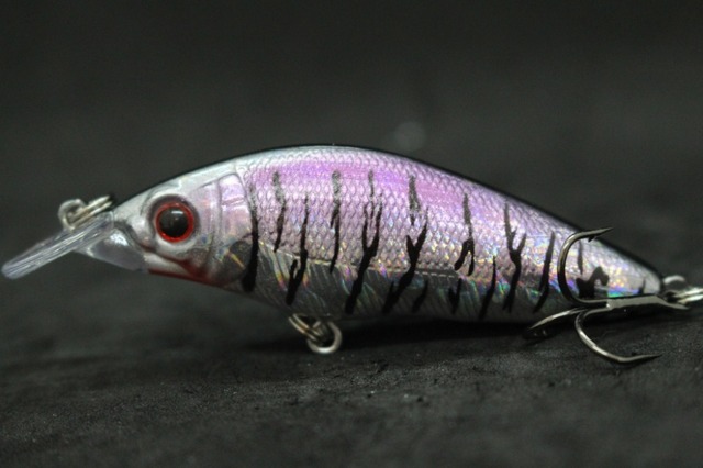 Przynęta woblery WLure 8.1cm 7.1g, pływanie z szeroką akcją, krótki korpus, hak #6, przynęta na owady, świeża woda, 3D oczy, twarde Crankbait M583 - Wianko - 25