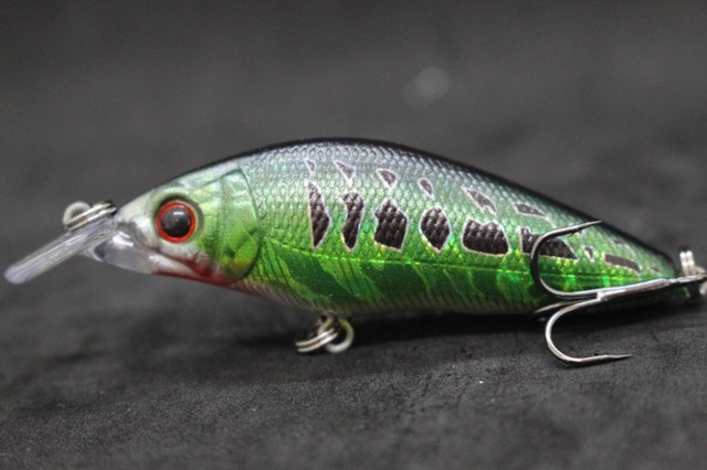 Przynęta woblery WLure 8.1cm 7.1g, pływanie z szeroką akcją, krótki korpus, hak #6, przynęta na owady, świeża woda, 3D oczy, twarde Crankbait M583 - Wianko - 33