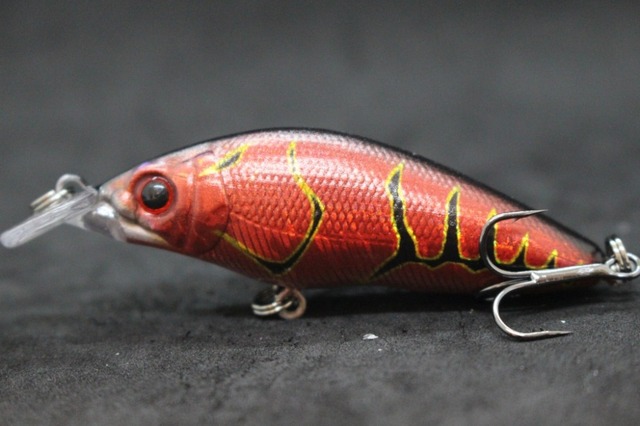 Przynęta woblery WLure 8.1cm 7.1g, pływanie z szeroką akcją, krótki korpus, hak #6, przynęta na owady, świeża woda, 3D oczy, twarde Crankbait M583 - Wianko - 30