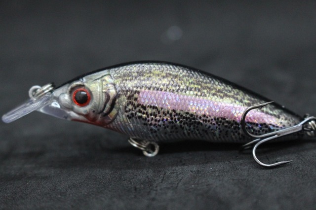 Przynęta woblery WLure 8.1cm 7.1g, pływanie z szeroką akcją, krótki korpus, hak #6, przynęta na owady, świeża woda, 3D oczy, twarde Crankbait M583 - Wianko - 26