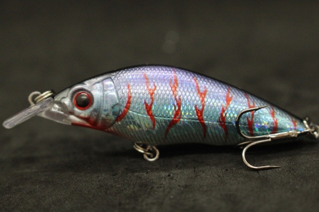 Przynęta woblery WLure 8.1cm 7.1g, pływanie z szeroką akcją, krótki korpus, hak #6, przynęta na owady, świeża woda, 3D oczy, twarde Crankbait M583 - Wianko - 23