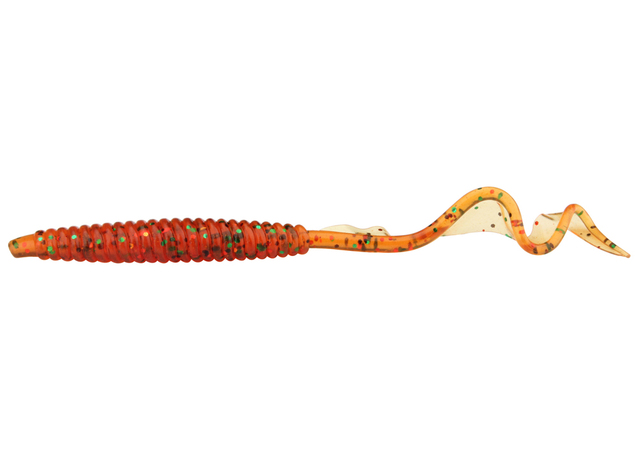 Przynęta Spinpoler - 5 sztuk/partia, 18cm/13cm, miękki robak z elastycznym długim ogonem, 4 kolory - silikonowe robaki Earthworm o realistycznym wyglądzie - Wianko - 11
