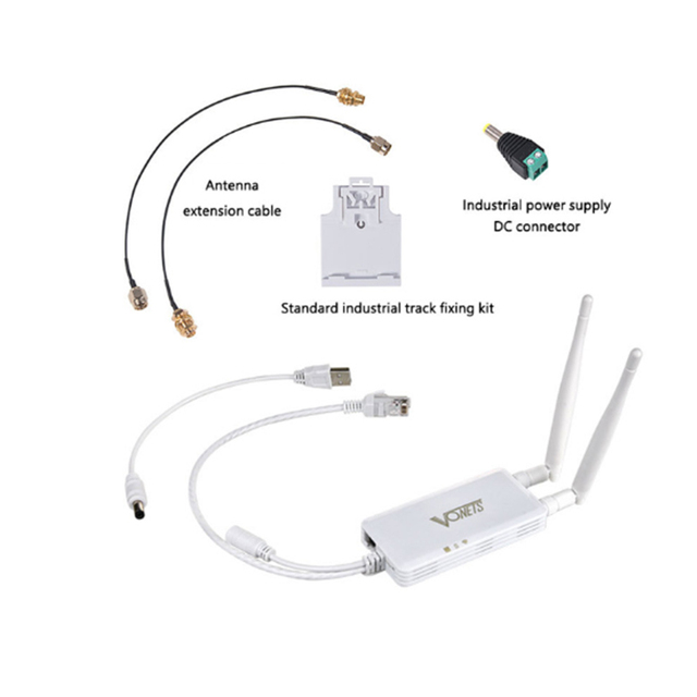 Bezprzewodowy router VONETS VAP11S-5G - minirouter repeater z dużym zasięgiem i wysoką mocą, idealny do przesyłania wideo na duże odległości przez Wi-Fi - Wianko - 12