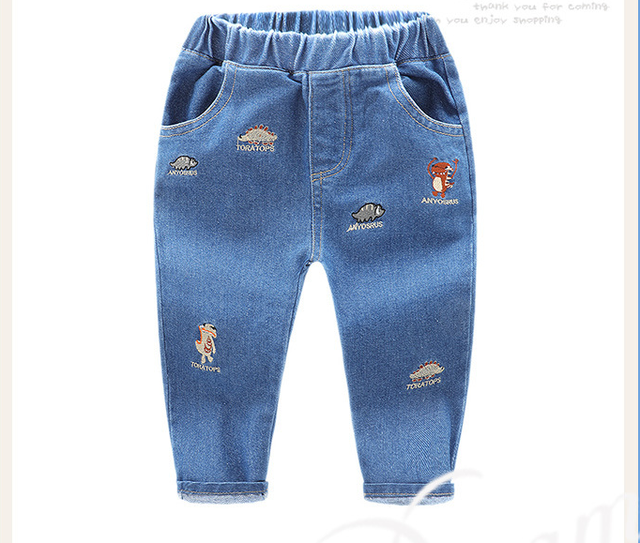 Spodnie Dżinsowe dla Chłopców - Gorąca Jesienna Propozycja (1-5 lat) - Wianko - 1