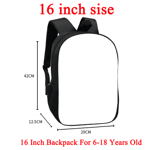 Dostosuj plecak szkolny dla dzieci - czarny plecak dla przedszkolaków z możliwością personalizacji - Wianko - 2
