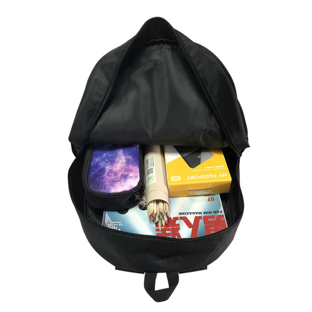 Dostosuj plecak szkolny dla dzieci - czarny plecak dla przedszkolaków z możliwością personalizacji - Wianko - 8