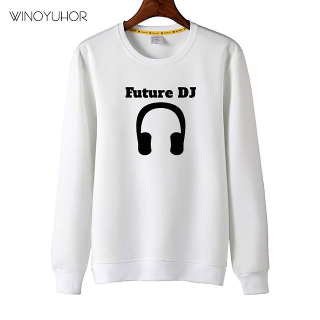 Dziecięce bluzy z długimi rękawami z nadrukiem Future DJ 2021 New Fashion - Love muzyka punkowa hiphopowe swetry - Wianko - 7