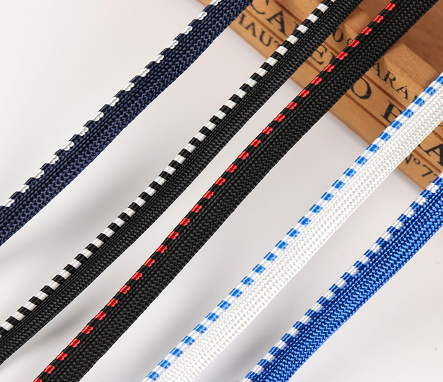 Biała, niebieska, czarna, czerwona Koronka Ombre | Materiały krawieckie DIY - Wianko - 1