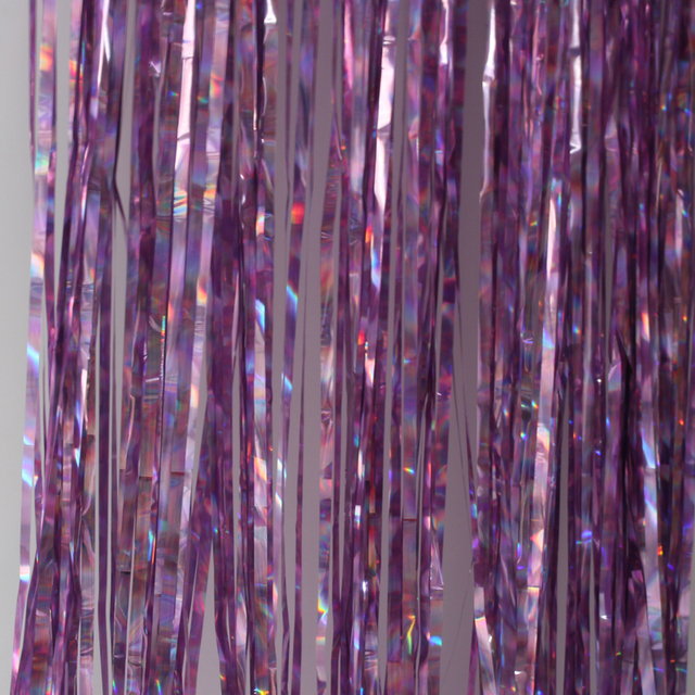 Kurtyna deszczowa 2m - kolorowe światła, idealna dekoracja na urodziny i wesele - Wianko - 8