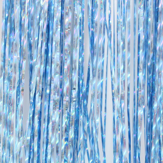 Kurtyna deszczowa 2m - kolorowe światła, idealna dekoracja na urodziny i wesele - Wianko - 7