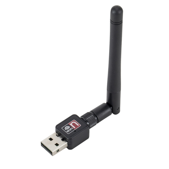 Adapter USB Wifi GRWIBEOU 150 mb/s z anteną 2dB – karta sieciowa Lan PC, odbiornik Wi-Fi bezprzewodowy - Wianko - 5
