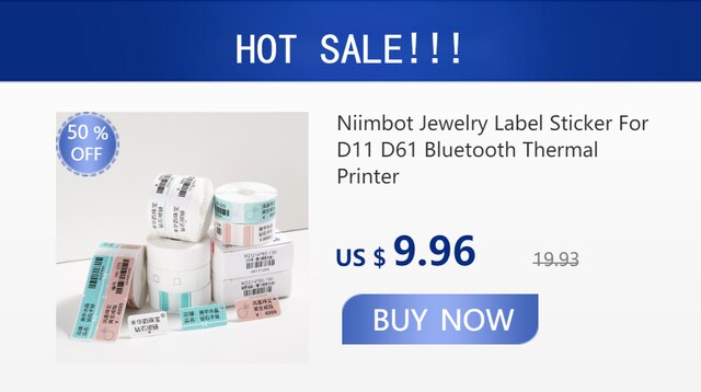 Promocyjna drukarka etykiet Niimbot D110 - przenośne urządzenie do inteligentnego druku jasnych, atramentowych naklejek z bogatymi szablonami, symbolami, czcionkami i nazwami tagów - Wianko - 19