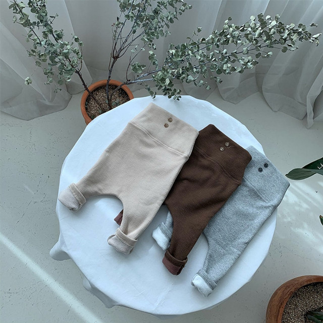 Spodnie zimowe dla niemowląt bawełniane chłopiec/dziewczynka 3-18M - Wianko - 9