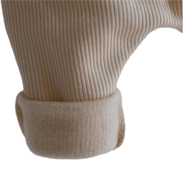 Spodnie zimowe dla niemowląt bawełniane chłopiec/dziewczynka 3-18M - Wianko - 2