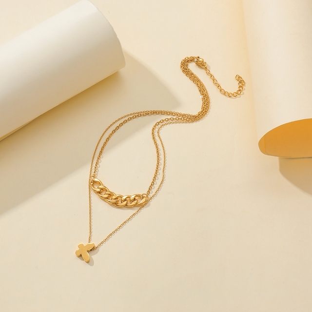 Elegancki naszyjnik choker z dużą imitacją białej perły - złota biżuteria ślubna - Wianko - 35