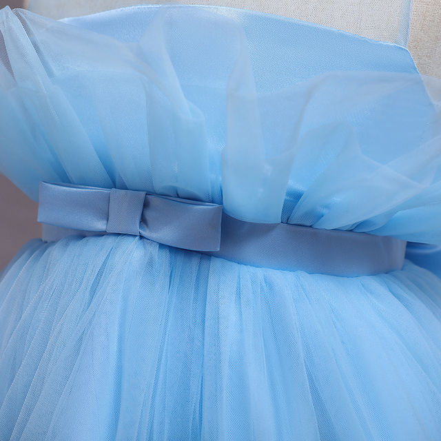 Elegancka suknia wieczorowa dla małej księżniczki - tiulowa druhna na specjalne okazje - Wianko - 21